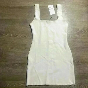 🔥🔥ZARA square neck bodycon dress